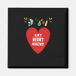 Heart Healthy Living Sticker  Magnet