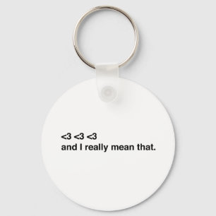 Heart Heart Heart Keychain