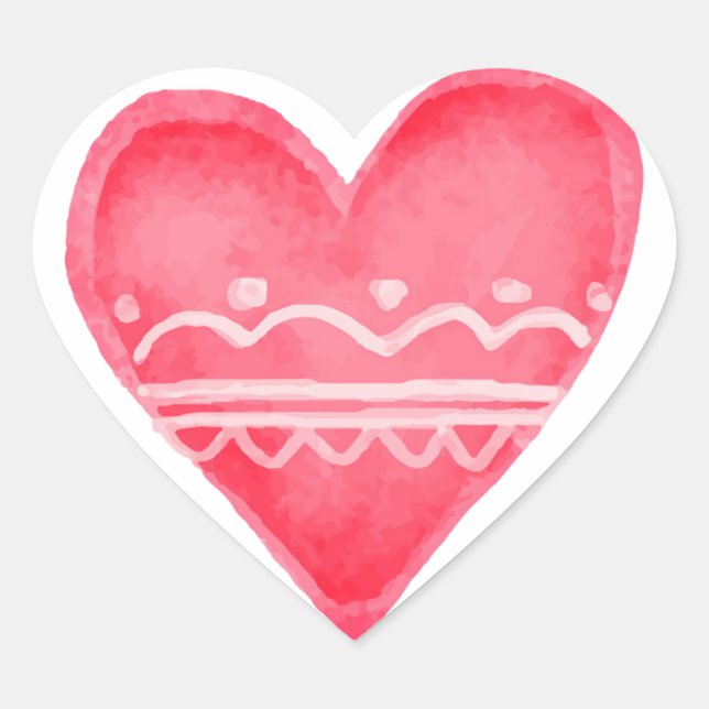 Heart Heart Sticker (Front)