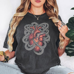 Heart Highway Complex Anatomy Roads Surreal T-Shirt