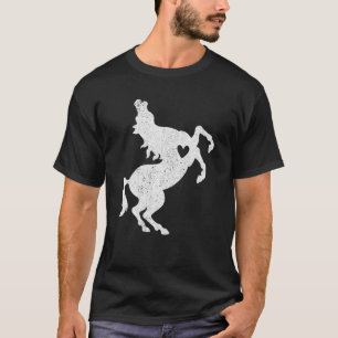 Heart Horse Graphic Horse Lover Equestrian Rider H T-Shirt