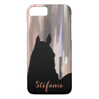 Heart Horse I (abstract painted lines)