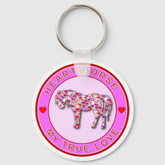 HEART HORSE KEYCHAIN