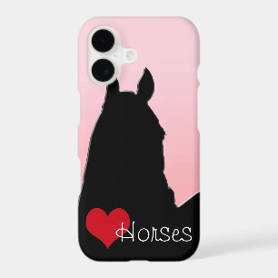 Heart Horses I (faded pink)
