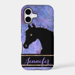Heart Horses III (violet/bleu)