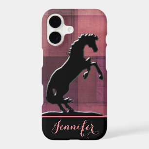 Heart Horses V (carrés rouges doux)