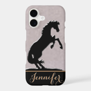 Heart Horses V (silvery mauve)