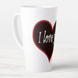 Heart I love you Latte Mug