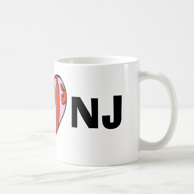 heart, I, NJ Coffee Mug (Right)