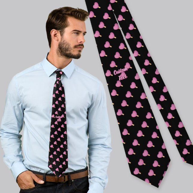 Heart Ice Cream Stick Tie (Creator Uploaded)