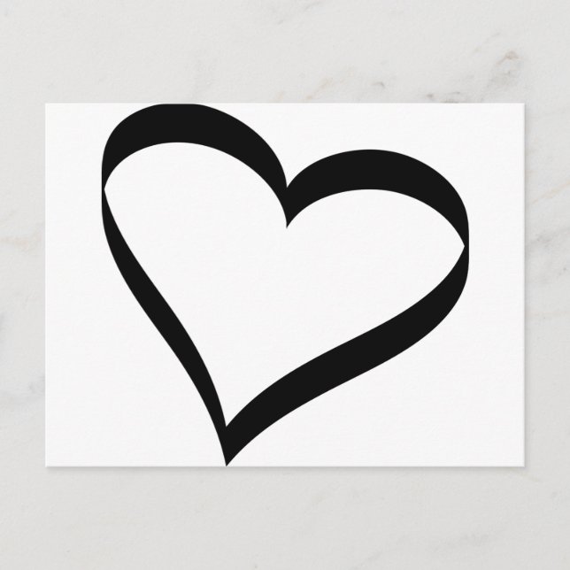 heart icon postcard (Front)