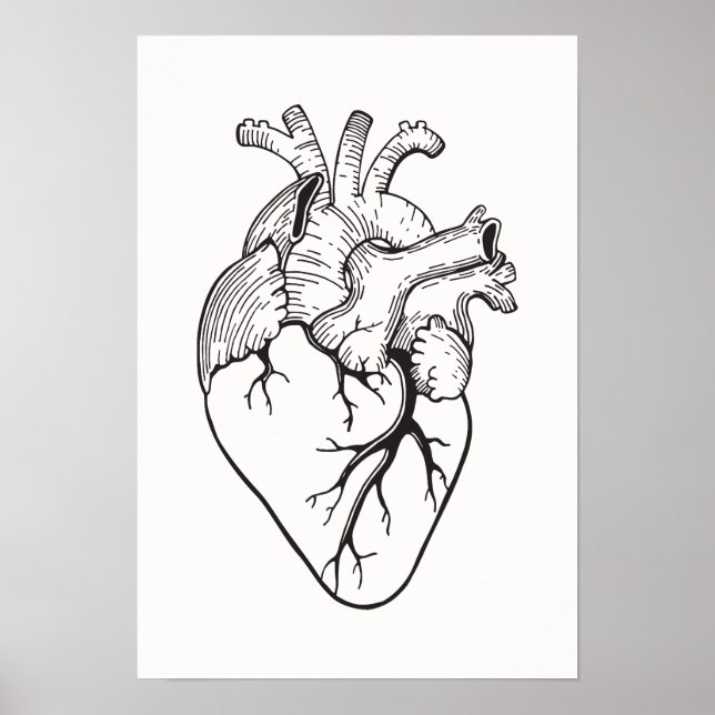 Heart Illustration Poster (Front)