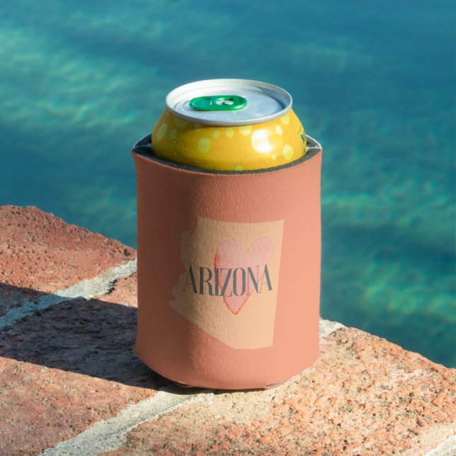 Heart in AZ Can Cooler (In Situ Pool)