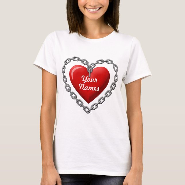 Heart In Chains T-Shirt (Front)