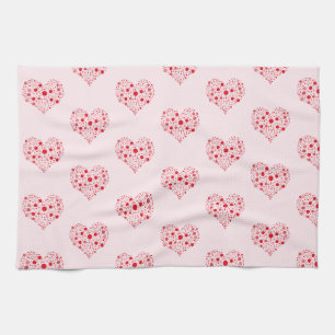 Heart In Dots Kitchen Towel
