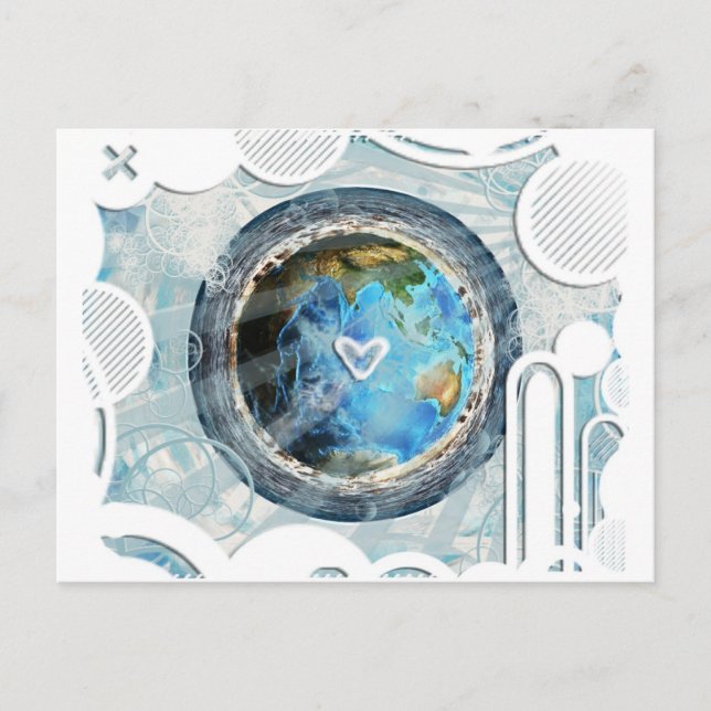 Heart in Earth Postcard (Front)