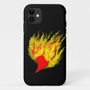 Heart in Flames iPhone 11 Case