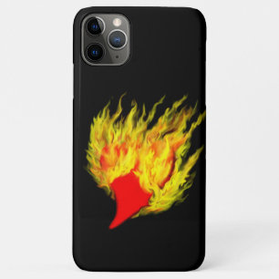 Heart in Flames iPhone 11 Pro Max Case