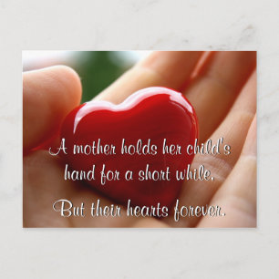 Heart in Hand - Mother's Day Postcard