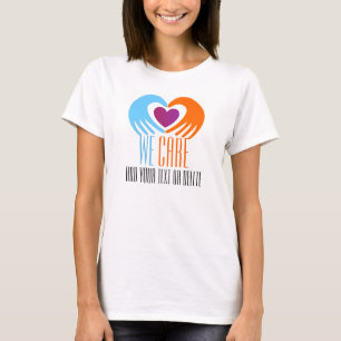 Heart in Hands We Care T-Shirt - SRF