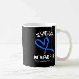 Heart In September We Wear Blue Alopecia Areata Aw Coffee Mug