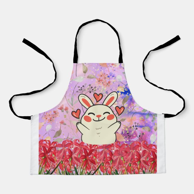HEART IN THE ORANGE LAKE APRON (Front)