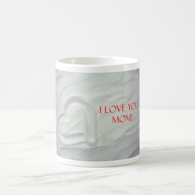 Heart in the Sand Coffee Mug (Center)