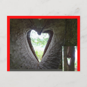 Heart in Tree DIY Postcard