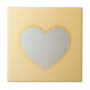 Heart in yellow set- Pattern 1 Tile