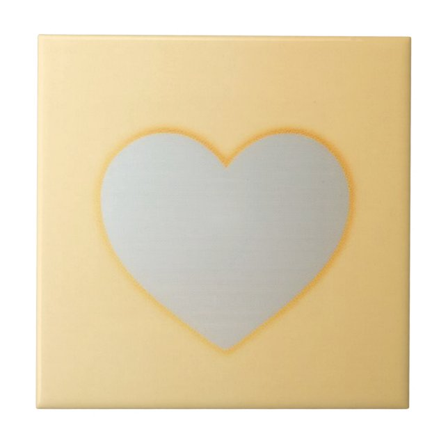 Heart in yellow set- Pattern 1 Tile (Front)