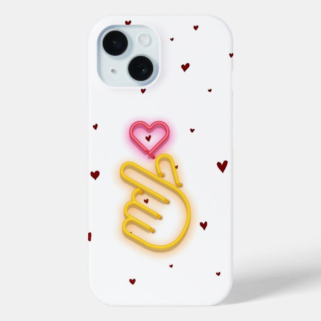 Heart iphone case (Back)