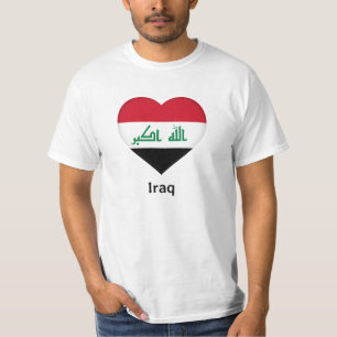 Heart - Iraq Flag T-Shirt