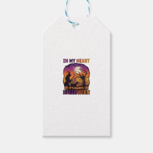 Heart Its Always Halloween Witch Cauldron Tree Moo Gift Tags