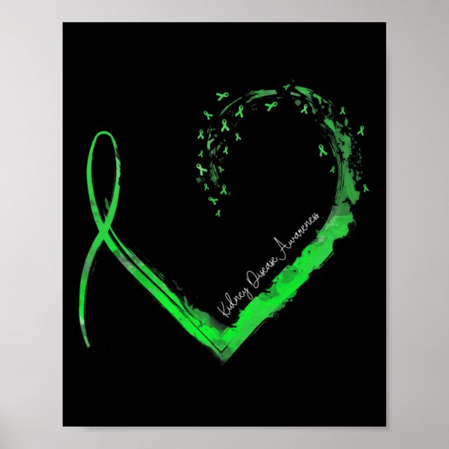 Heart Kidney Disease Awareness  Poster (Front)
