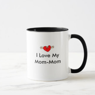Heart-Kissing, I Love My Mom-Mom Mug