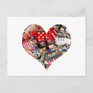 Heart - Las Vegas Playing Card Shape