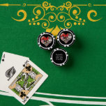 Heart - Las Vegas Playing Card Shape Poker Chips<br><div class="desc">* Playing Card Shape with images including the Las Vegas Welcome sign, craps table, red dice, slot machines, bingo and more Las Vegas Icons - a real Gamblers Delight ! * Nice as a parting gift, wedding reception gifts or Las Vegas personalized Wedding gift for your wedding crew. * Poker...</div>