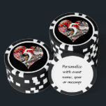 Heart - Las Vegas Playing Card Shape Poker Chips<br><div class="desc">* Playing Card Shape with images including the Las Vegas Welcome sign, craps table, red dice, slot machines, bingo and more Las Vegas Icons - a real Gamblers Delight ! * Nice as a parting gift, wedding reception gifts or Las Vegas personalized Wedding gift for your wedding crew. * Poker...</div>