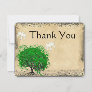 Heart Leaf Emerald Tree Dove Bird Thank You