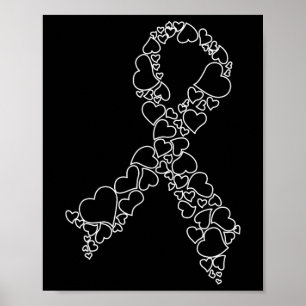 Heart Leukaemia Awareness Month - We Wear Orange H Poster