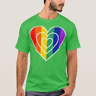 Heart LGBTQ Gay Pride T-Shirt