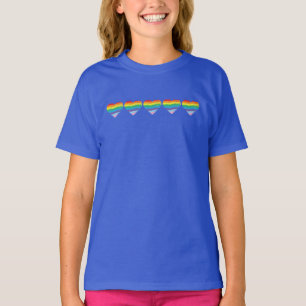 HEART LGBTQIA Rainbow Flag, Pride T-Shirt