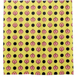 Heart Locket and Dots Yellow