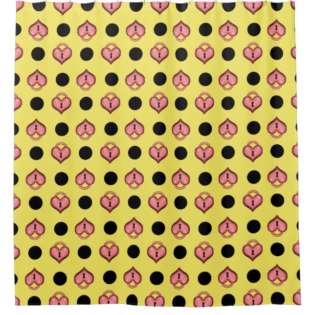 Heart Locket and Dots Yellow (Front)