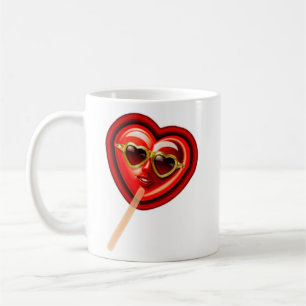 Heart Lolly   Coffee Mug