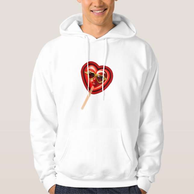 Heart Lolly Sweat - shirt à capuche (Devant)