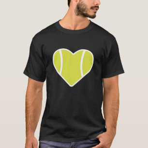 Heart Love And Live Tennis T-Shirt