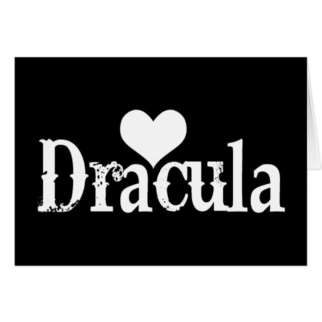 Heart (love) Dracula (Front Horizontal)