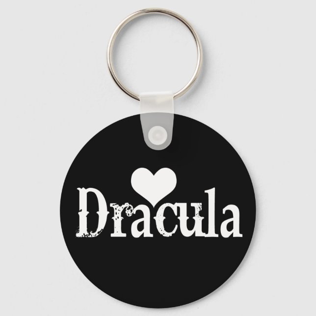 Heart (love) Dracula Keychain (Front)