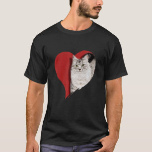 Heart Love Kitten For Animal And Cute Cat 3 T-Shirt